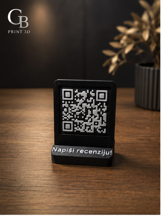 Kompaktni NFC i QR stalci za recenzije